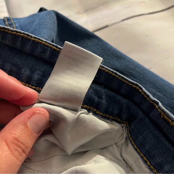 Blue DKIN Stretch Skinny / Straight Leg Jeans, Medium Wash, Size 22W - Picture 8 of 13